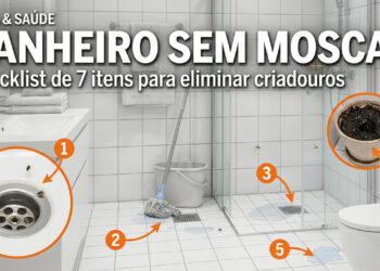 Banheiro sem moscas: 7 locais para ficar de olho e evitar uma infestação