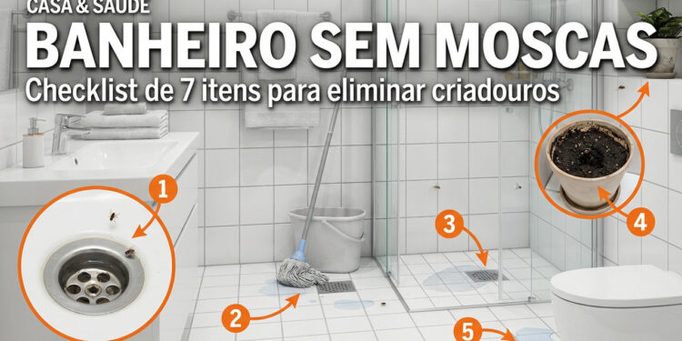 Banheiro sem moscas: 7 locais para ficar de olho e evitar uma infestação