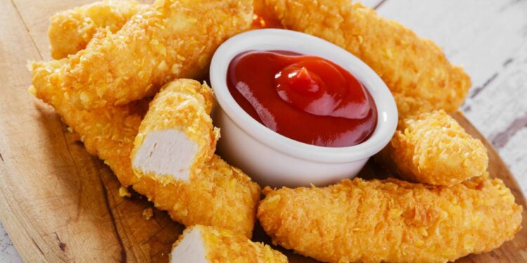 Iscas de frango sem fritura e sem farinha prontas em apenas 15 minutos