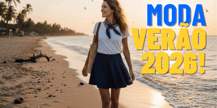 Tendências de moda trazem couro e rebeldia para o verão 2026