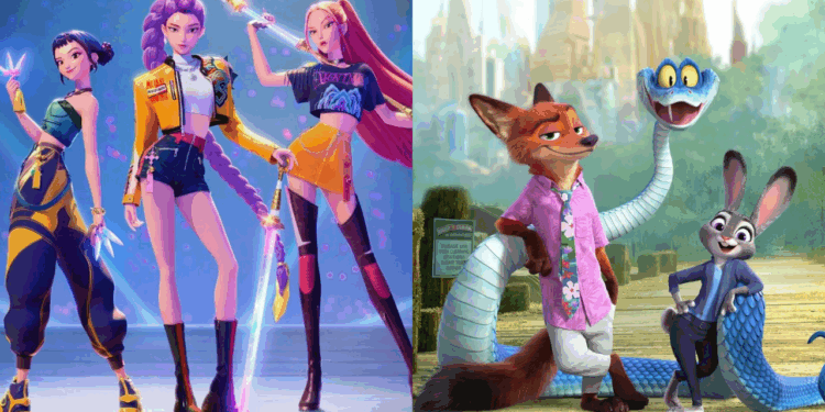 Guerreiras do K-pop e Zootopia 2 estão na corrida pelo Oscar 2026