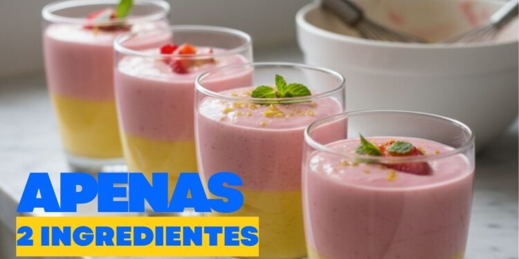 Sobremesa deliciosa para o verão com apenas 2 ingredientes