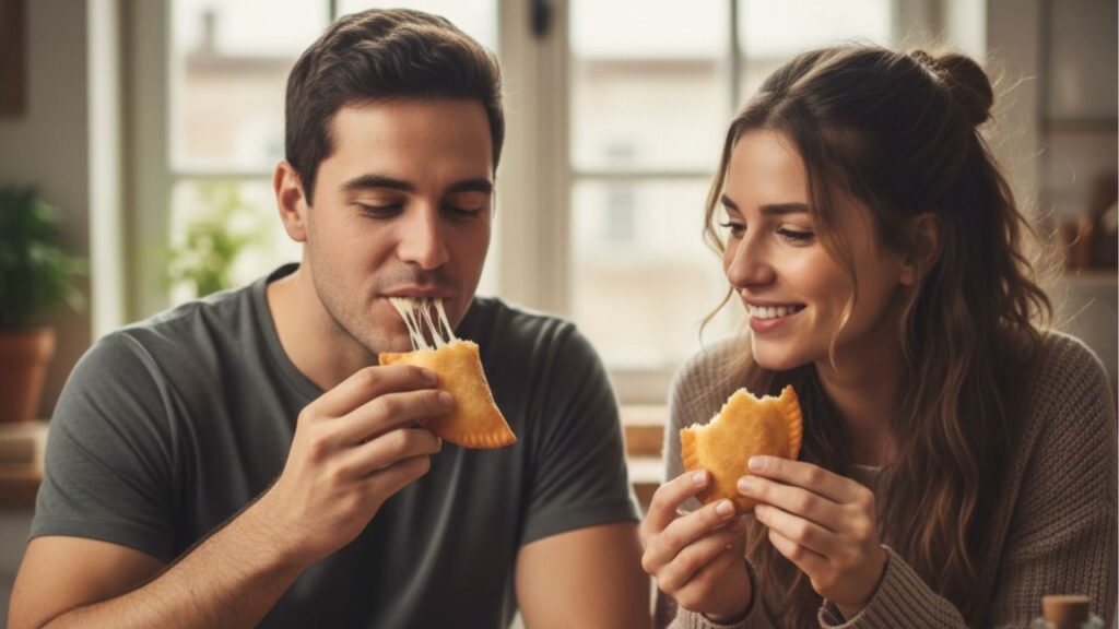 Receita de pastel fácil e crocante com apenas 2 ingredientes