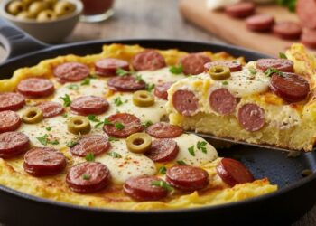 2 batatas, 2 ovos e 2 salsichas é o que você precisa para fazer esta receita deliciosa