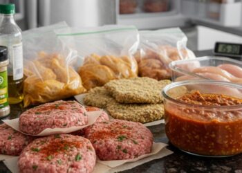 Prepare e congele carne por 15 dias para refeições práticas no verão