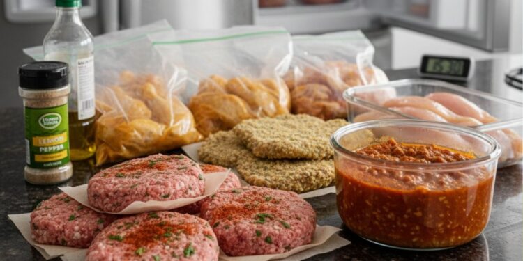 Prepare e congele carne por 15 dias para refeições práticas no verão