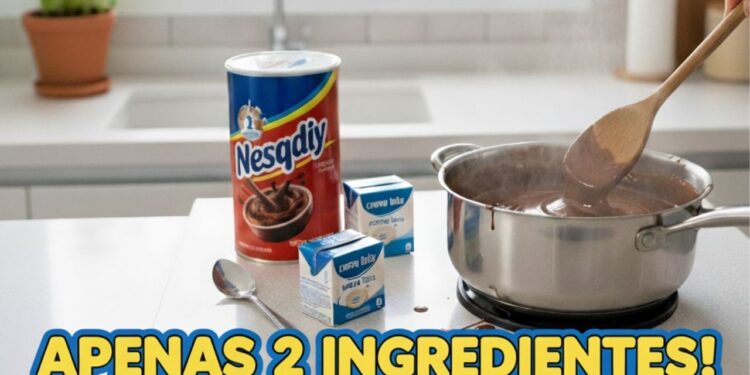 Misture creme de leite com achocolatado e veja o que acontece