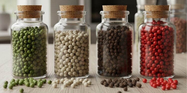 Conheça os 4 tipos de pimenta-do-reino e para que serve cada uma delas