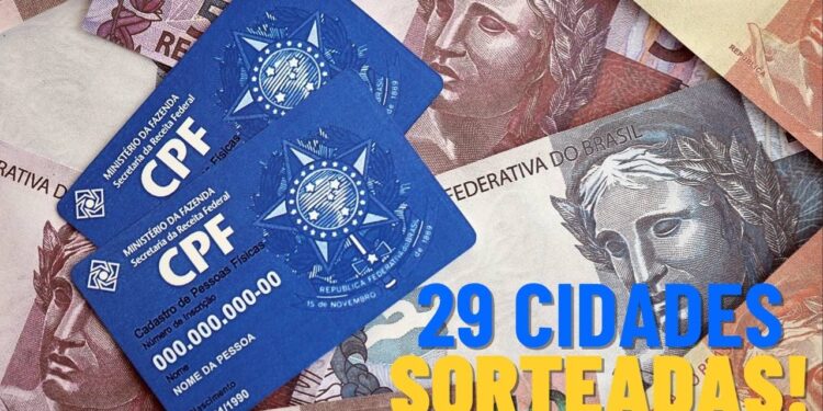 Moradores de 29 cidades foram premiados através do programa CPF na nota, veja quais