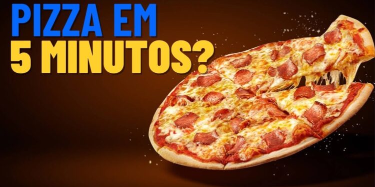 Nem forno, nem airfryer: pizza deliciosa e pronta em 5 minutos