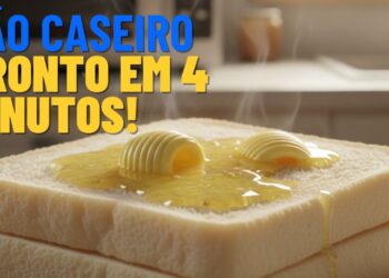 Como fazer pão caseiro delicioso em 4 minutos