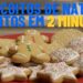 Biscoito de Natal de micro-ondas: fica pronto em 2 minutos