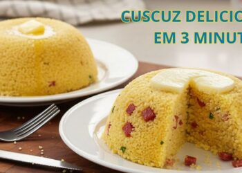 Receita de cuscuz deliciosa que fica pronta em 3 minutos