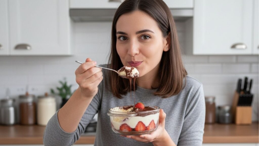 Aprenda a fazer um bombom de morango na travessa delicioso