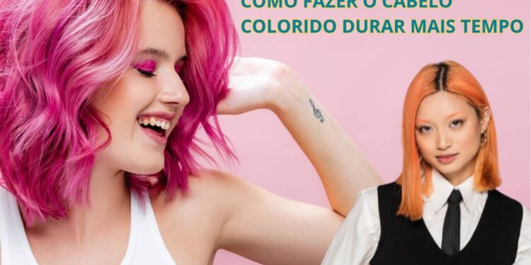 Como manter a cor dos cabelos coloridos por mais tempo