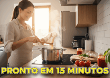 Chegar em casa cansado e ainda comer bem é possível com este macarrão cremoso