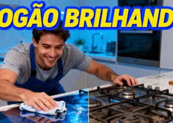 Truque caseiro para deixar o fogão sempre brilhando