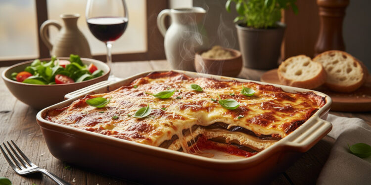 A melhor lasanha light de berinjela para quem ama comida saudável