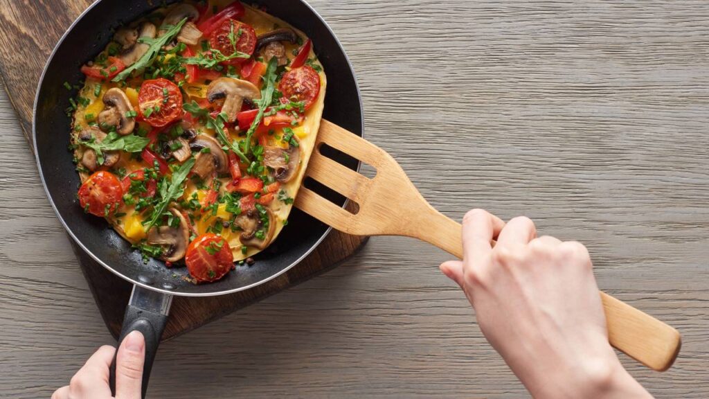 Omelete fofinha e saborosa pronta em 5 minutos