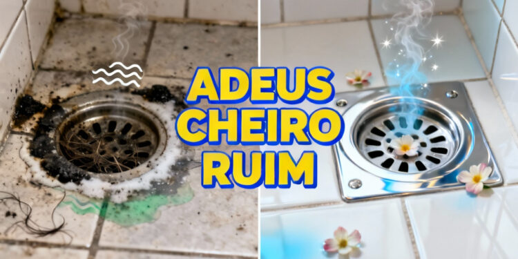 Nem sabão, nem soda cáustica: esta receita limpa o ralo e acaba com o mau cheiro