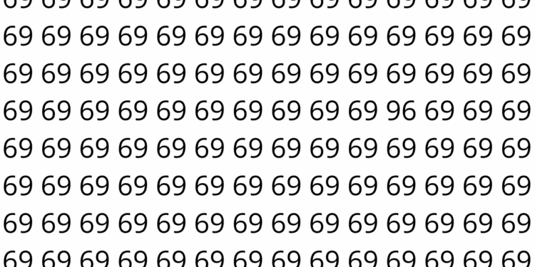 Encontre o número escondido na ilusão de ótica em 12 segundos