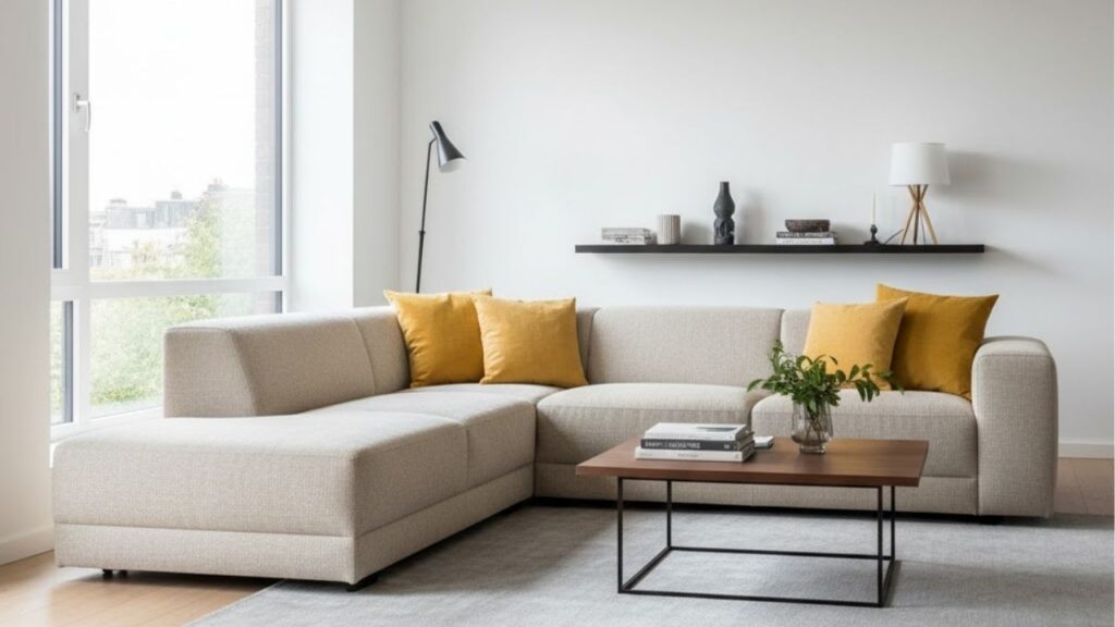 Dica simples para renovar o visual da sala usando só almofadas