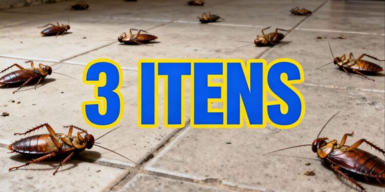 Mantenha as baratas longe com três itens simples que você tem na cozinha