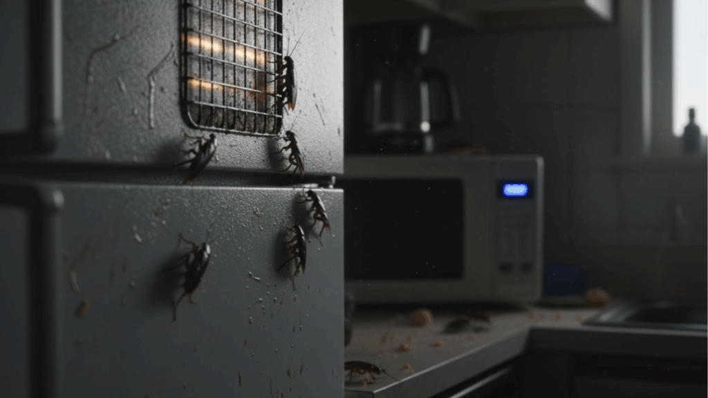 Micro-ondas e geladeira deixam de atrair baratas com uma mudança discreta