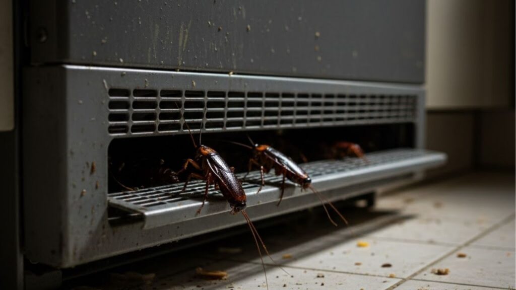 Mistura caseira e vedação eficaz afastam baratas do lava-louças