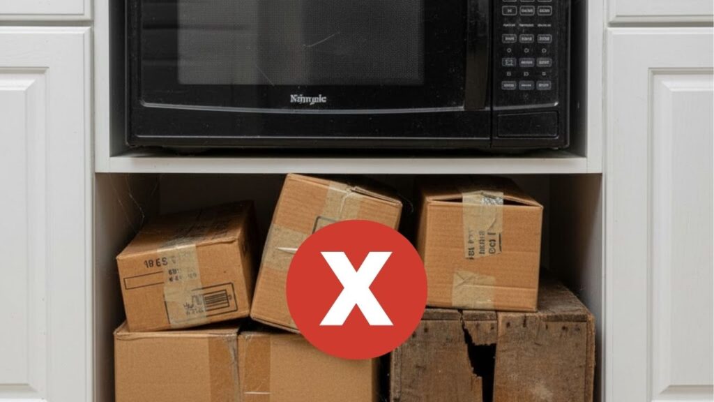 Cupins no armário da cozinha do micro-ondas: identifique e elimine