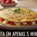 Omelete fofinha e saborosa pronta em 5 minutos