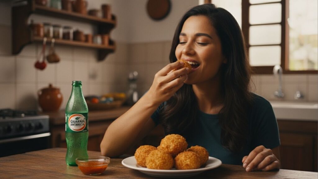Receita rápida e sem erro de bolinho de arroz frito em 7 minutos