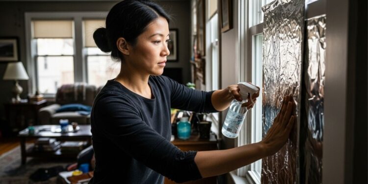 Faça uma cortina blecaute com papel alumínio de forma econômica e eficaz
