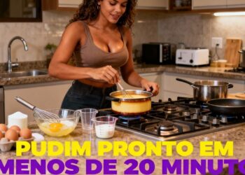 Prepare um delicioso pudim na boca do fogão em menos de 20 minutos