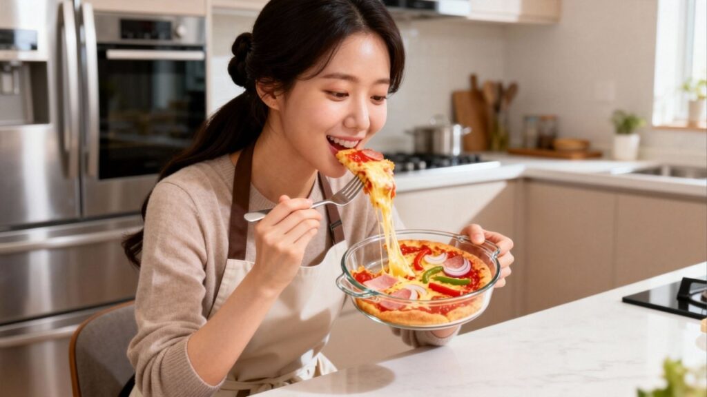 Esta pizza no pote além de saborosa é rápida e prática