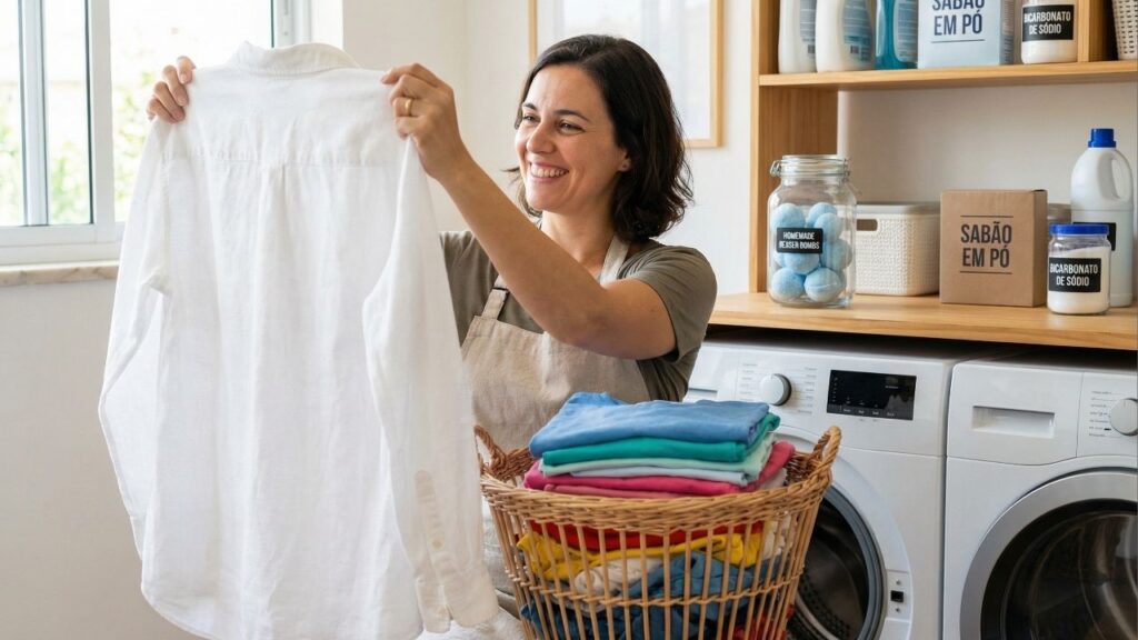 Aprenda a fazer uma incrível 'bomba tira manchas' em casa usando poucos ingredientes