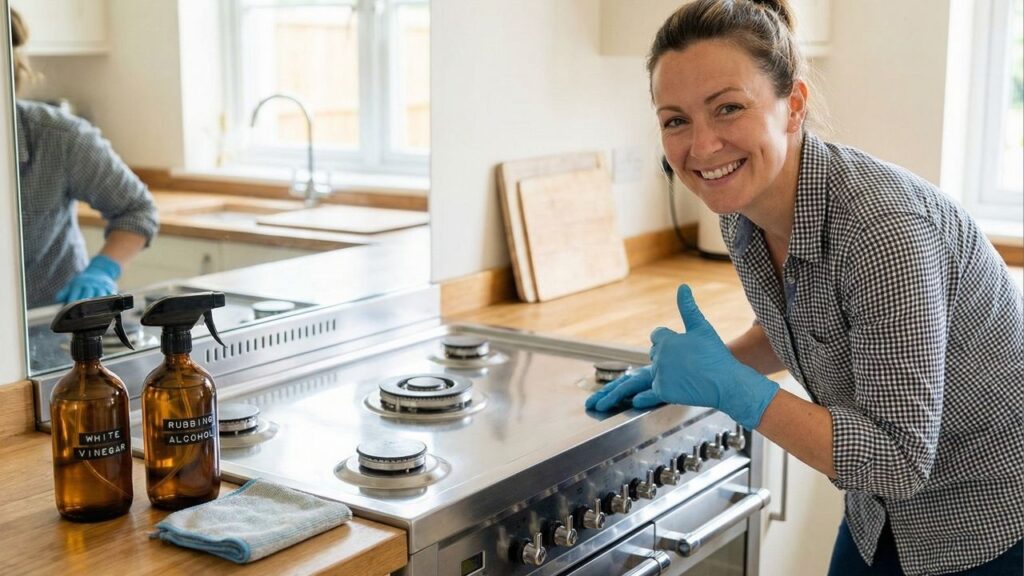 Nem desengordurante, nem multiuso: truque caseiro que deixa o fogão brilhando sem esforço
