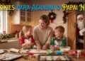 Receita de cookies crocantes em casa para agradar o Papai Noel com gosto