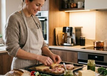 Receita de lanche de pão quente suculento em 30 minutos