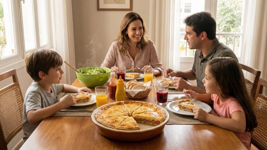 Faça uma incrível torta de cachorro-quente de liquidificador em 40 minutos