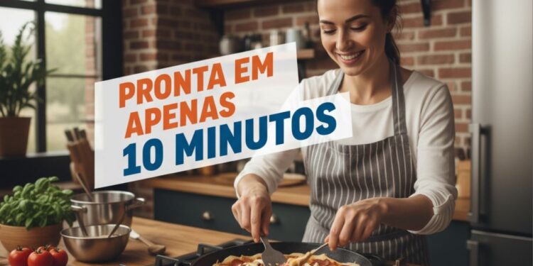 Pizza de frigideira rápida e irresistível pronta em apenas 10 minutos