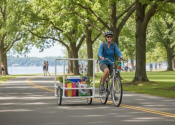 Como construir uma carretinha de bicicleta caseira de PVC de forma simples