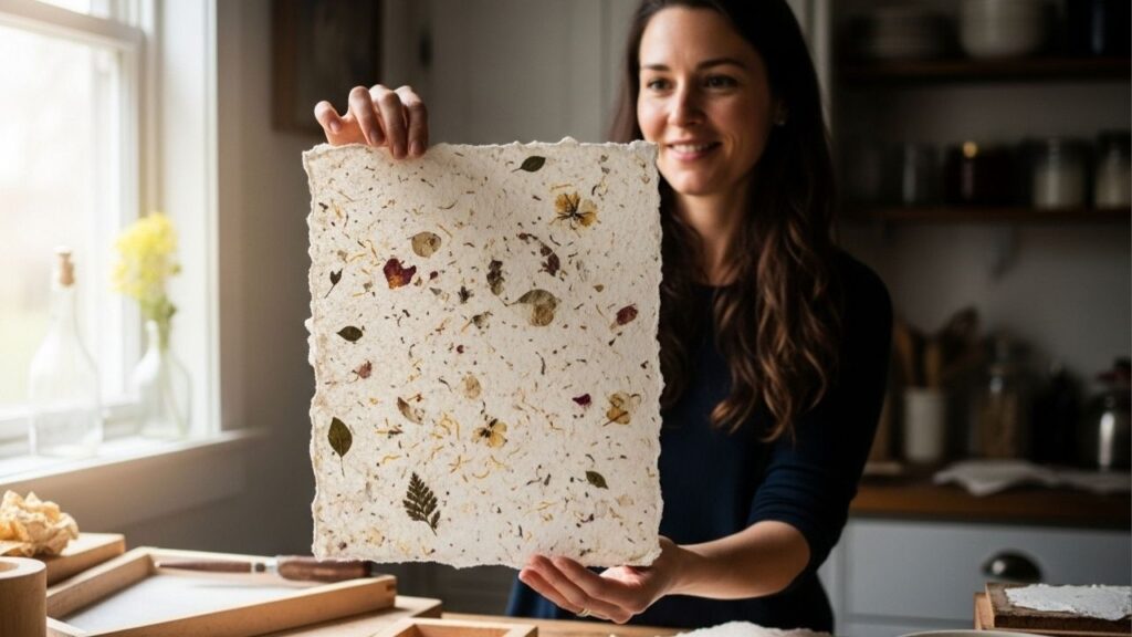 Como fazer papel reciclado em casa de forma sustentável