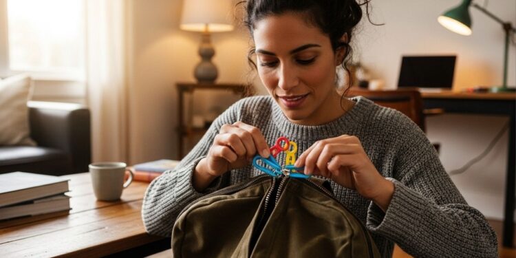 Aprenda de uma vez por todas como arrumar o zíper da sua bolsa com uma presilha de cabelo