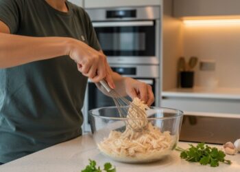 Aprenda a desfiar seu frango com um fuê sem precisar se esforçar