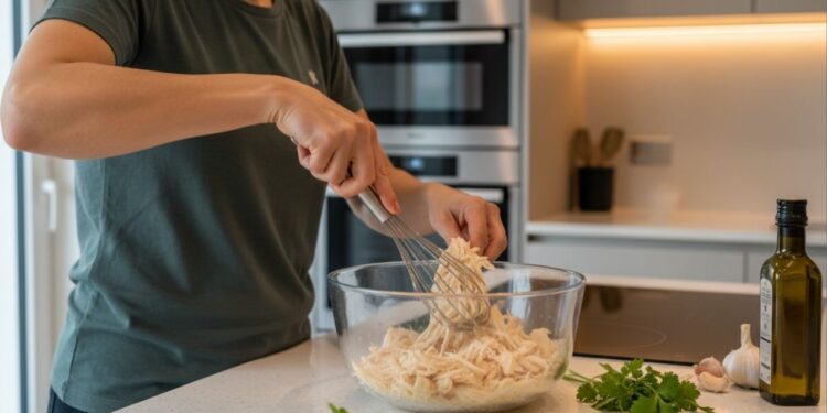 Aprenda a desfiar seu frango com um fuê sem precisar se esforçar