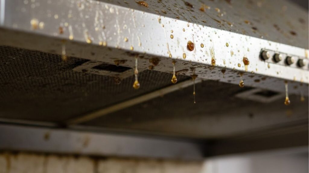 Mistura que remove gordura da coifa e deixa tudo brilhando