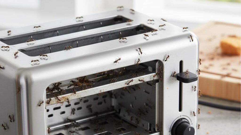 Como evitar formigas dentro da torradeira e outros pequenos aparelhos