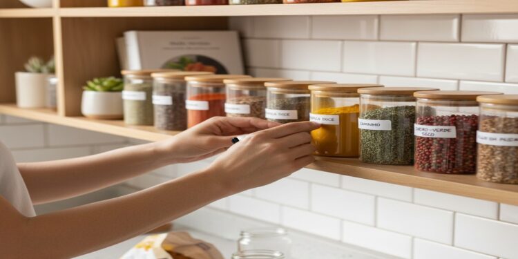 A melhor forma de conservar temperos em potes de vidro em casa