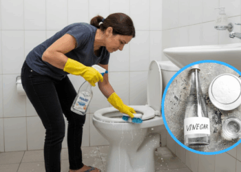 Misturinha caseira para limpar o banheiro e tirar o cheiro de esgoto